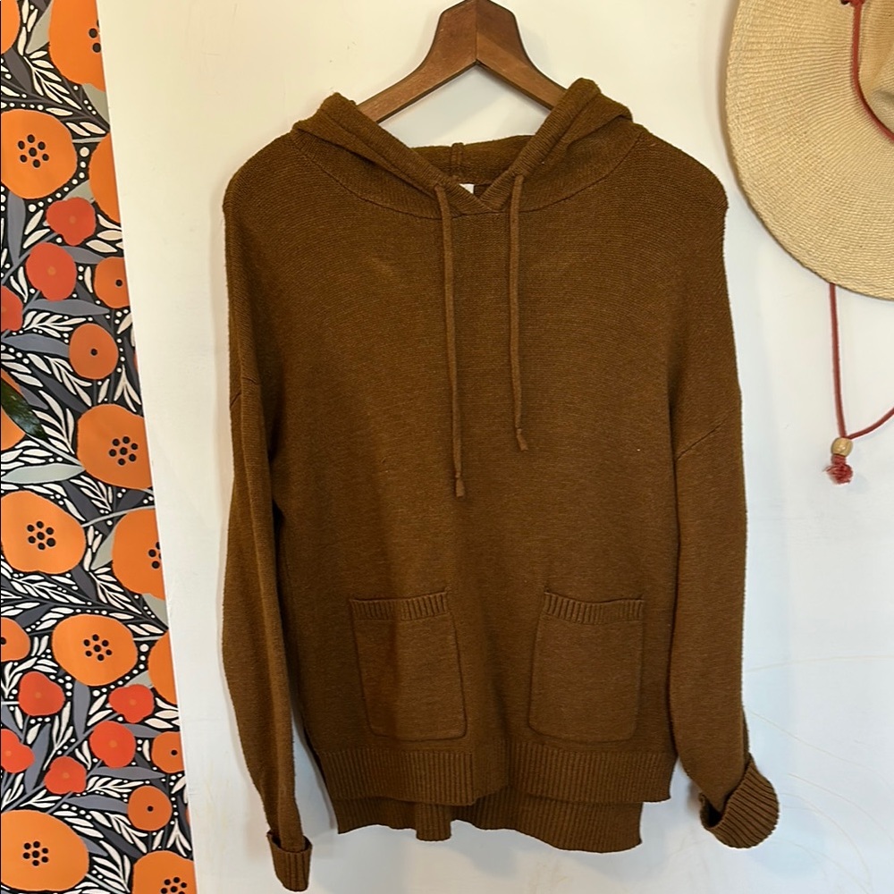 A New Day Brown Hoodie Sweater